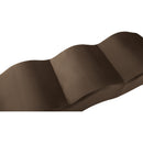 Meridian Wave Brown Velvet Bench IMAGE 7