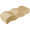 Meridian Wave Camel Velvet Bench IMAGE 3