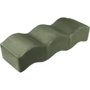 Meridian Wave Green Velvet Bench IMAGE 3