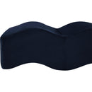 Meridian Wave Navy Velvet Bench IMAGE 10