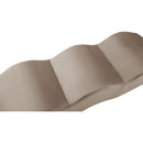Meridian Wave Taupe Velvet Bench IMAGE 7