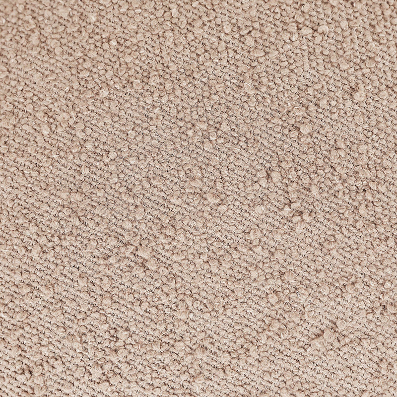 Meridian Apollo Beige Boucle Fabric Bench IMAGE 8