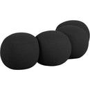 Meridian Apollo Black Boucle Fabric Bench IMAGE 6