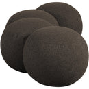 Meridian Apollo Brown Boucle Fabric Bench IMAGE 5