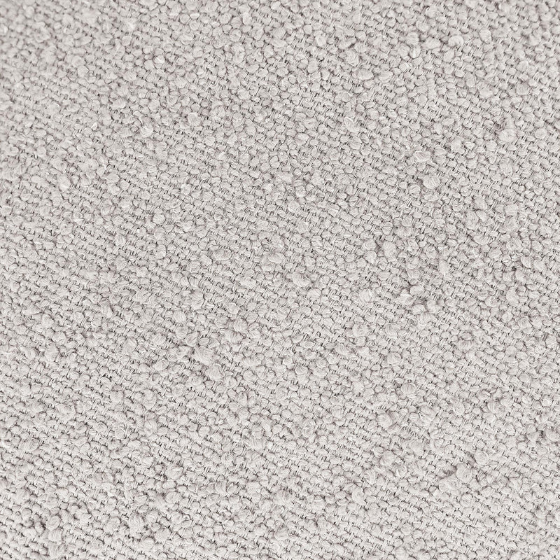 Meridian Apollo Cream Boucle Fabric Bench IMAGE 8