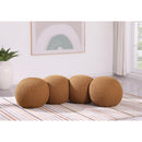 Meridian Apollo Saddle Boucle Fabric Bench IMAGE 2