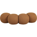 Meridian Apollo Saddle Boucle Fabric Bench IMAGE 4