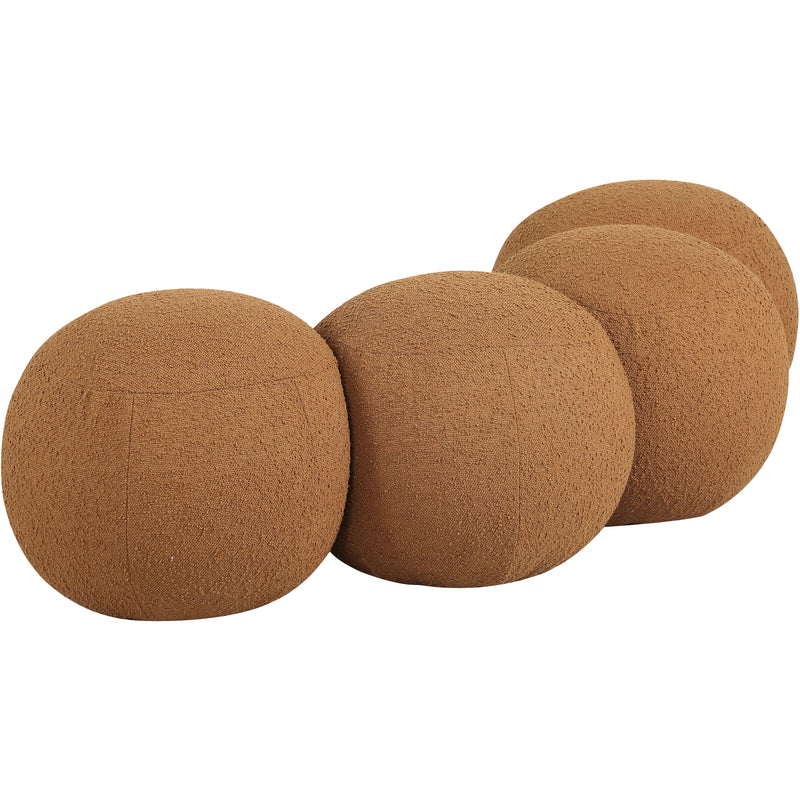 Meridian Apollo Saddle Boucle Fabric Bench IMAGE 6