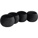 Meridian Apollo Black Velvet Bench IMAGE 3