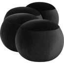 Meridian Apollo Black Velvet Bench IMAGE 5