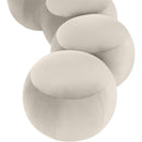 Meridian Apollo Cream Velvet Bench IMAGE 7