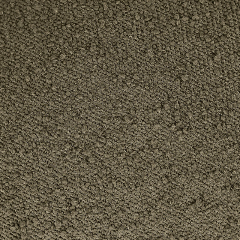 Meridian Apollo Olive Boucle Fabric Bench IMAGE 8