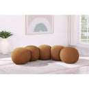 Meridian Apollo Saddle Boucle Fabric Bench IMAGE 2