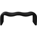 Meridian Willow Black Vegan Leather Bench IMAGE 3