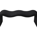 Meridian Willow Black Vegan Leather Bench IMAGE 6