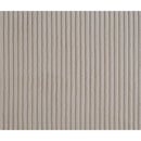 Meridian Willow Beige Corduroy Fabric Bench IMAGE 9