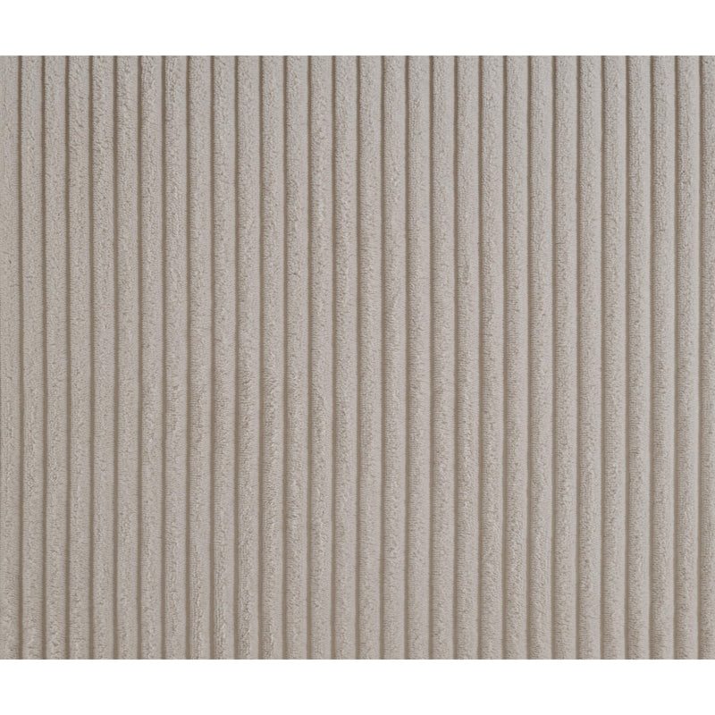 Meridian Willow Beige Corduroy Fabric Bench IMAGE 9