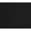 Meridian Willow Black Corduroy Fabric Bench IMAGE 9