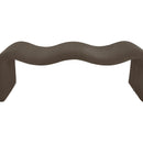 Meridian Willow Brown Corduroy Fabric Bench IMAGE 6