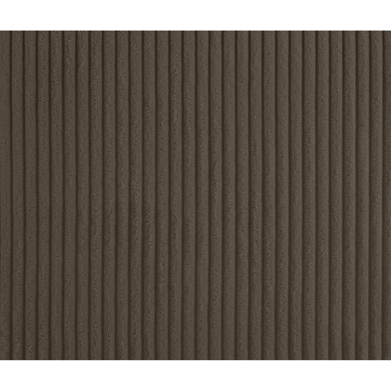 Meridian Willow Brown Corduroy Fabric Bench IMAGE 9