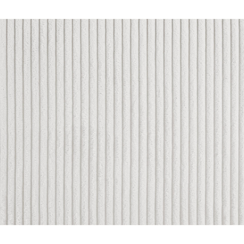 Meridian Willow Cream Corduroy Fabric Bench IMAGE 9