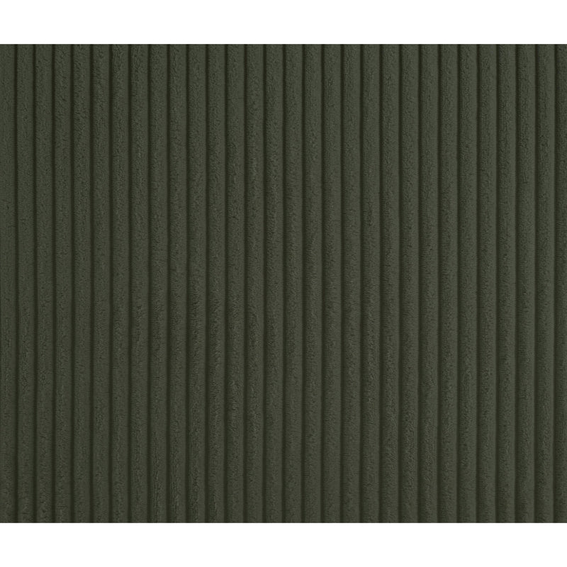Meridian Willow Green Corduroy Fabric Bench IMAGE 9