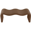 Meridian Willow Saddle Corduroy Fabric Bench IMAGE 5