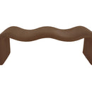 Meridian Willow Saddle Corduroy Fabric Bench IMAGE 6