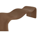 Meridian Willow Saddle Corduroy Fabric Bench IMAGE 7