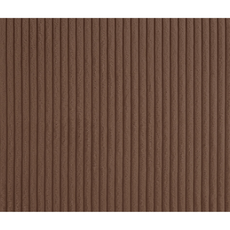 Meridian Willow Saddle Corduroy Fabric Bench IMAGE 9
