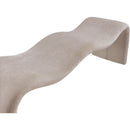 Meridian Willow Beige Chenille Fabric Bench IMAGE 7