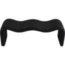 Meridian Willow Black Chenille Fabric Bench IMAGE 5