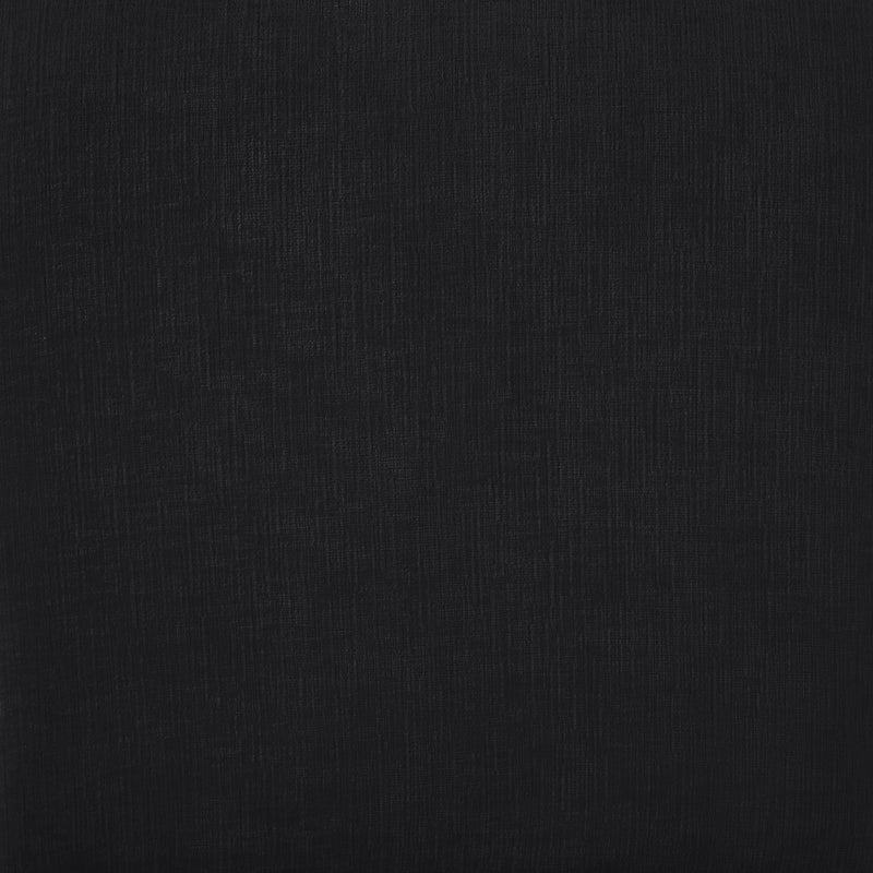 Meridian Willow Black Chenille Fabric Bench IMAGE 9