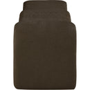 Meridian Willow Brown Chenille Fabric Bench IMAGE 4