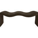 Meridian Willow Brown Chenille Fabric Bench IMAGE 8