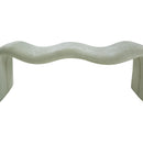 Meridian Willow Mint Chenille Fabric Bench IMAGE 8