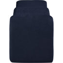 Meridian Willow Navy Chenille Fabric Bench IMAGE 4