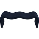 Meridian Willow Navy Chenille Fabric Bench IMAGE 5