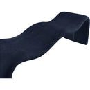 Meridian Willow Navy Chenille Fabric Bench IMAGE 7