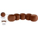 Meridian Apollo Cognac Velvet Bench IMAGE 10