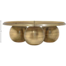 Meridian Globus Gold Coffee Table IMAGE 6