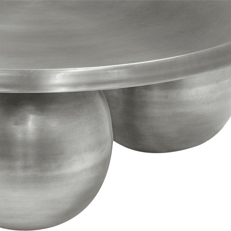 Meridian Globus Silver Coffee Table IMAGE 5