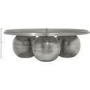 Meridian Globus Silver Coffee Table IMAGE 6
