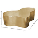 Meridian Tevere Gold Coffee Table IMAGE 6