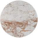  Meridian Genoa 48" Cream Marble Dining Table IMAGE 5