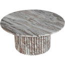 Meridian Genoa Brown Marble Coffee Table IMAGE 3