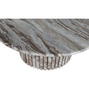 Meridian Genoa Brown Marble Coffee Table IMAGE 5