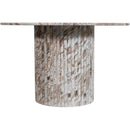 Meridian Genoa Brown Marble Dining Table IMAGE 3