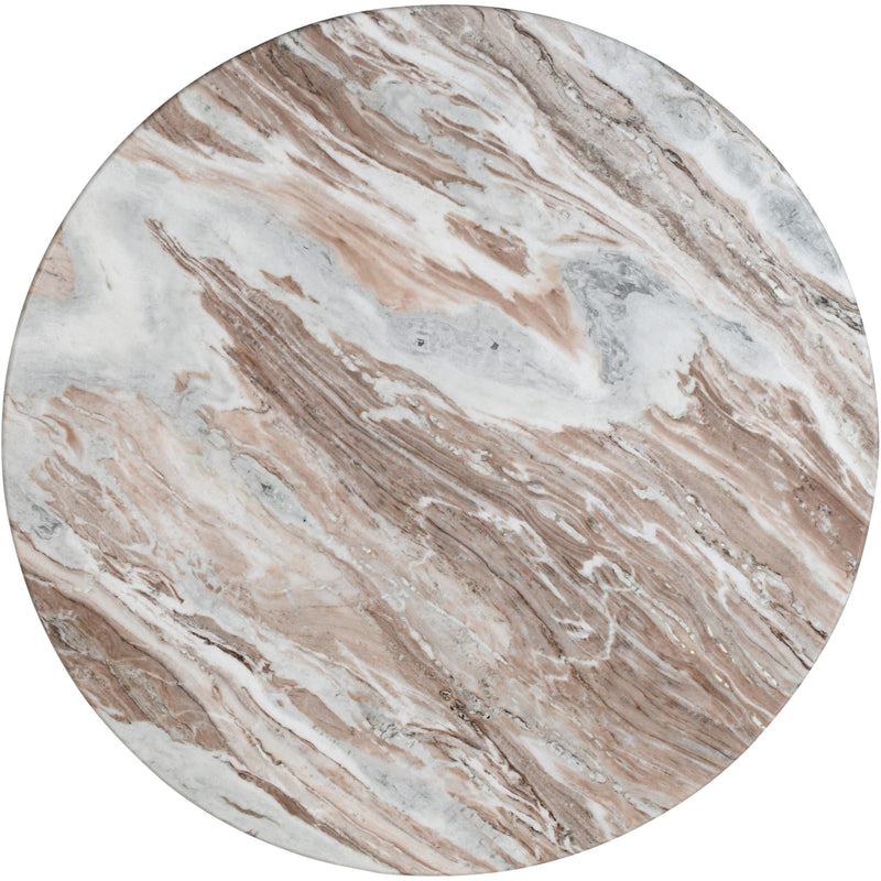 Meridian Genoa Brown Marble Dining Table IMAGE 4