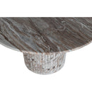 Meridian Genoa Brown Marble Dining Table IMAGE 5
